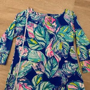 Lilly Pulitzer Multicolor Leaf Print Top
